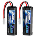 2x Zeee 7,2V 3600mAh Ni-Mh Akku Batterie Pack mit Tamiya Stecker Wiederaufladbar