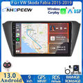 8-Kern 4+64GB Android 13 Autoradio GPS NAVI CarPlay Für VW Skoda Fabia 2015-2019