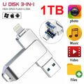 2TB 1TB Metall USB 3.0 Flash Drive Speicherstick OTG Für iPhone iPad iOS Android