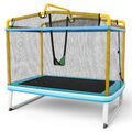 Gartentrampolin Kindertrampolin Komplettset mit Sicherheitsnetz In-/Outdoor