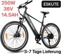 27,5 Zoll Elektrofahrrad,250W E-Bike 14,5AH Bafang Motor Mountainbike MTB ESKUTE