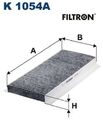 FILTRON K1054A Filter für Innenraumluft Innenraumfilter Filter Innenraum 