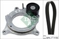 Keilrippenriemen Rippenriemen Satz Schaeffler INA für BMW X3 2015-> 529056610