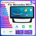 10.33"Autoradio Android 12 GPS Navi Für Mercedes Benz E-Klasse W211 W219 6+64GB