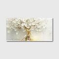 White Peace Life Tree Wandbild XXL Canvas Leinwand Poster Acrylglas Wohnzimmer