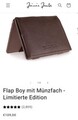 Jaimie Jakobs Flap Boy Magic Wallet Münzfach RFID-Schutz Leder Portemonnaie