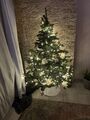 Künstlicher Weihnachtsbaum, Christbaum 1,80m mit Lichterkette