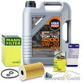 MANN ÖLFILTER+5L LIQUI MOLY TOP TEC 4200 5W-30 FÜR AUDI A4 8K B8 2.0 TDI BJ 07-