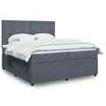 Boxspringbett mit Matratze Lattenrost Bettgestell Polsterbett Bett Samt vidaXL