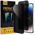 Anti Spy Sicht Schutz Folie für iPhone 16 Plus Pro Max Display Blickschutz Glas