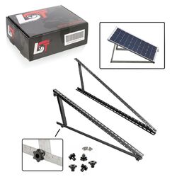 5x Solarpanel Solarmodul Halterung 720mm Photovoltaik Aufständerung PV Schwarz