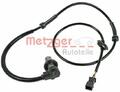 METZGER 0900095 ABS Sensor Raddrehzahl Vorne Rechts, Vorne Links