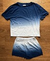 Next Shorts Pyjama 100 % Baumwolle Mädchen Sommer Schlafanzug M