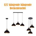 Vintage Hängelampe Deckenlampe Retro Industrial E27 Pendelleuchte Lampe 240V