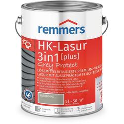 Remmers HK Lasur 3in1 plus Grey Protect Vergrauungslasur aussen silbergrau 5L