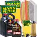 MANN INSPEKTIONSPAKET+6L MOTUL EFE 5W-30 ÖL passend für BMW 2er ACTIVE TOURER X1