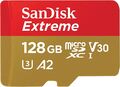 SanDisk Extreme microSDXC UHS-I Speicherkarte 128GB + Adapter & Rescue Pro Delux