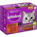 Whiskas Multipack 1+ Klassische Auswahl in Sauce | 48x 85g