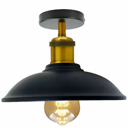 E27 Retro Deckenlampe Vintage-Leuchte Pendelleuchte Hängelampe Industrie Design