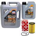 Motoröl Set Top Tec 4200 5W-30 LIQUI MOLY 6 Liter + Ölfilter für Hyundai i30 KIA