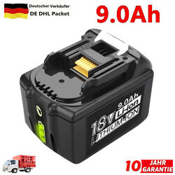 1-4X Für Makita Akku 18V 9Ah 6Ah 8Ah BL1860B BL1850B BL1840B BL1830B BL1860 LED