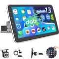 10" DAB+ Android 13.0 Autoradio 32GB GPS 1DIN WIFI Drehbar Bildschirm Kamera MIK