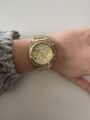 Michael Kors Gold Uhr mit Steinchen