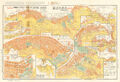 SunSun's Second Edition Street Map of Hong Kong. Oldtimer Klappstadtplan 1977