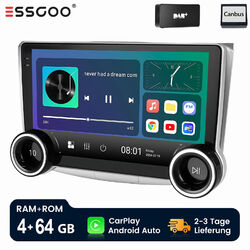 DAB+ Für VW Passat B6 B7 CC 10-15 RDS GPS 4+64G 10" Android 14 Carplay Autoradio