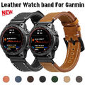 Quick Fit Leder Armband Ersatz Für Garmin Fenix 7X 7 6X 6 5 5X Plus 3 HR S70 S60