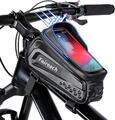 Fahrradtasche Rahmen wasserdicht 7 Zoll, Handytasche Fahrrad Face ID 2,2L