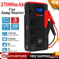 Auto KFZ Starthilfe Jump Starter 27000mAh schnelles Ladegerät Booster Powerbank