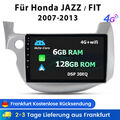 6+128G Carplay Für Honda Fit Jazz 2007-2014 Android 13 Autoradio GPS Navi 4G BT