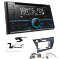 Kenwood 2-DIN Receiver Autoradio Bluetooth DAB+ für Honda CR-Z ab 2010 schwarz