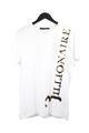 Billionaire Herren T-Shirt Gr. M Weiß Tshirt Rundhals 100% Baumwolle