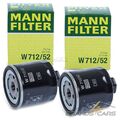 2x MANN-FILTER ÖLFILTER FÜR AUDI A2 SEAT SKODA VW GOLF 4 5 POLO 9N