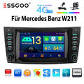 4G LTE Autoradio Android 13 GPS Navi 4+64G Für Mercedes G/CLS/E-Klasse W211 W219