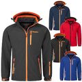 Geographical Norway Herren Softshell Jacke Übergangsjacke mit Kapuze H-267 NEU