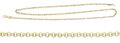 Erbskette Gold 585 Goldkette 14 kt mit Karabiner Kette Gold Halskette 45 cm