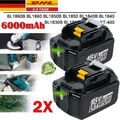 2x Für Makita Akku 18V 6Ah 5Ah BL1860B BL1850B BL1830B LED LXT Li-ion P