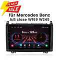 Android 13 GPS Autoradio Navi Für 2004-2012 Mercedes-Benz A/B-Klasse W169 W245