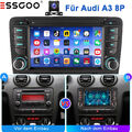 32G Carplay Android 13 Autoradio GPS Navi BT RDS BT USB für Audi A3 S3 RS3 8P 8V