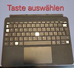 Ersatz-Taste für Microsoft Surface Go Tastatur Keyboard Model 1840 Schwarz#3 