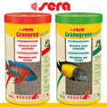 sera 1000ml Granured Nature + sera 1000ml Granugreen Nature Zierfischfutter 