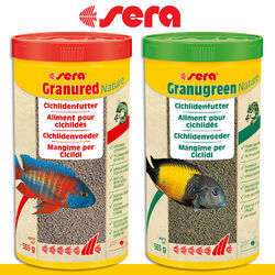 sera 1000ml Granured Nature + sera 1000ml Granugreen Nature Zierfischfutter 