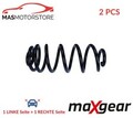 SCHRAUBENFEDER FAHRWERKSFEDER HINTEN MAXGEAR 60-0652 2PCS A FÜR BMW X5,E70,F85