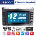 DAB+ Carplay Android 12 32G Autoradio GPS KAM Für Benz A B Klasse W169 W245 W906