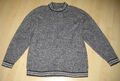 Strickpullover Gr. L grau meliert warm weich kuschelig Pullover