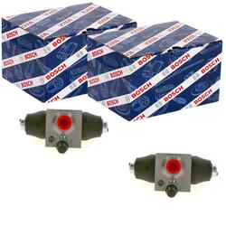 2x BOSCH RADBREMSZYLINDER 14,29mm passend für AUDI 50 80 COUPE VW DERBY GOLF