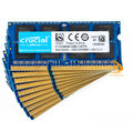 LOT Crucial 10x 8GB 2Rx8 PC3L-12800S DDR3-1600MHz SODIMM Laptop-Speicher RAM @A